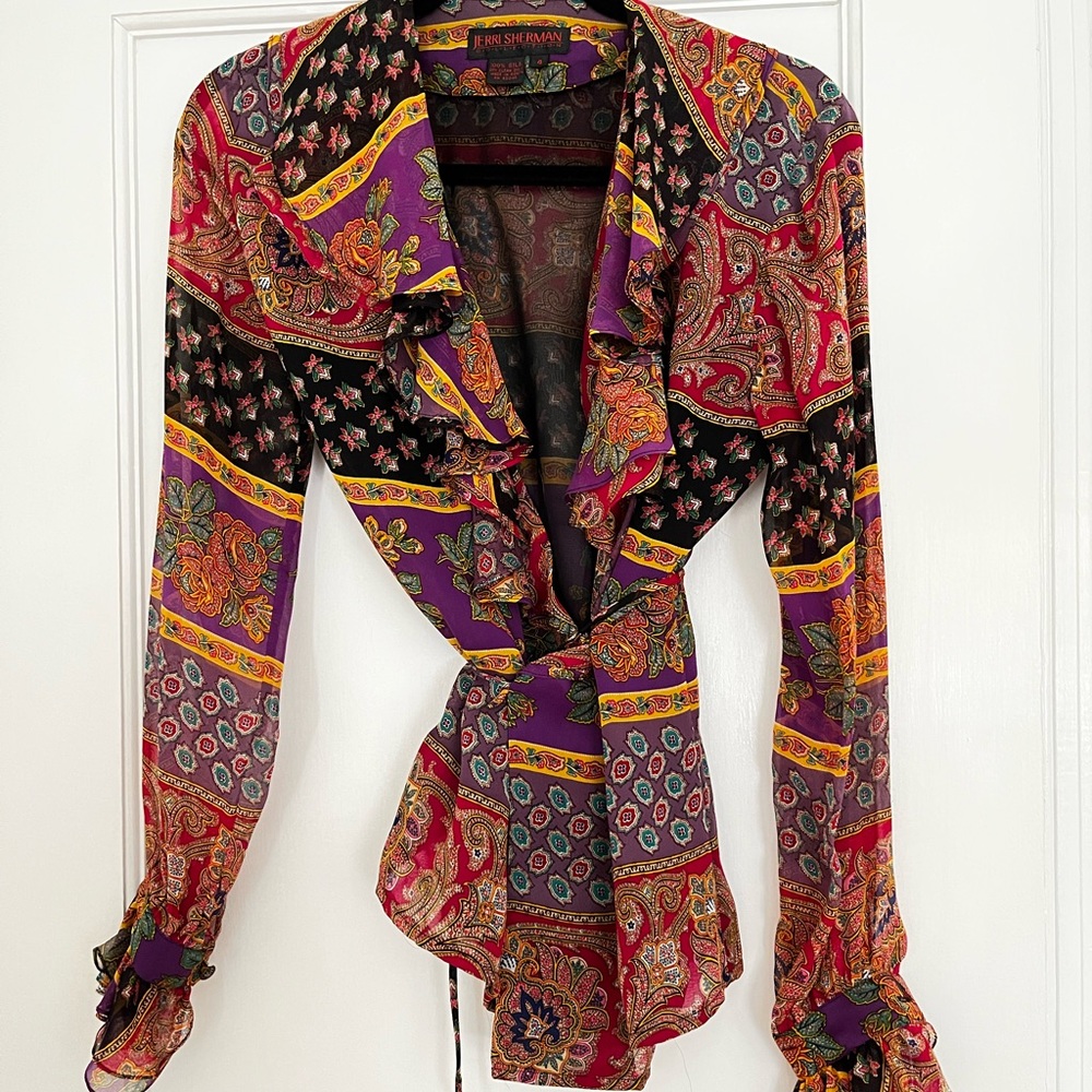 Late 80’s early 90’s silk top
